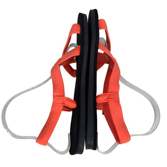 Womens Jag Orange Crisscross Elastic Sandals Size 9-10 Lightweight Comfort - Picture 7 of 9